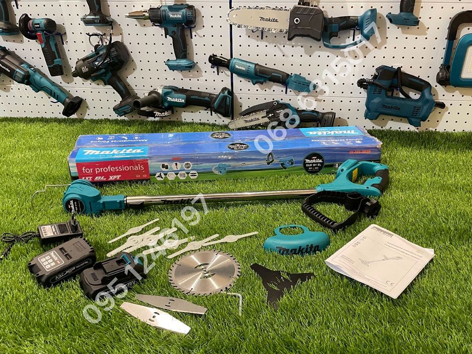 Аккумуляторный Триммер косилка Makita DUR181XGT коса для газона Макита