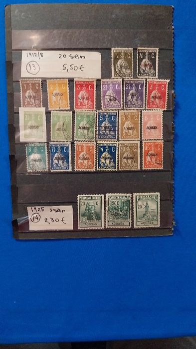 Selos dos Açores  antigos-Ref.2/02