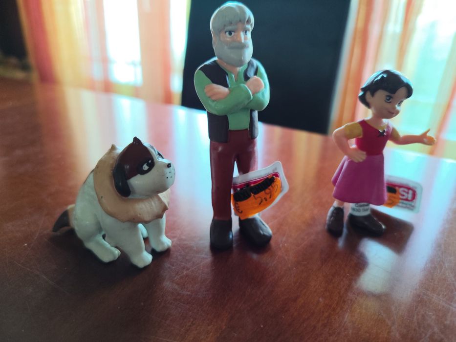 Coleção de miniaturas de personagens