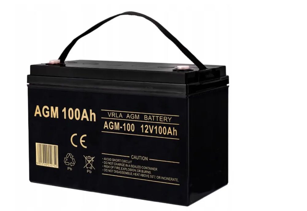 Акумулятор Volt Polska AGM 12V 100 Ah Акумулятор для ДБЖ