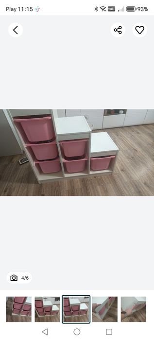 Szafka na zabawki komoda trofast