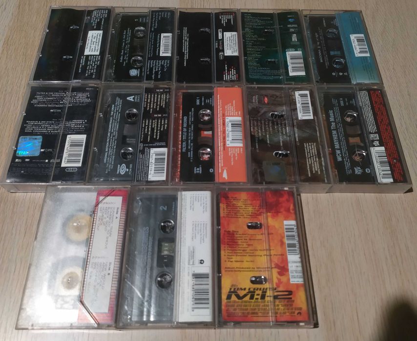 Kasety audio - Aerosmith, Metallica, OST, Madonna, Rollins Band, Queen