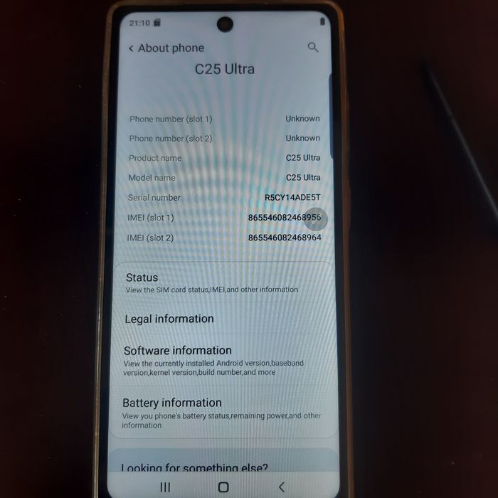 Smartphone C25 Ultra 5G /6-64GB