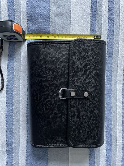 Kosmetyczka skórzana podróżna rozkładana