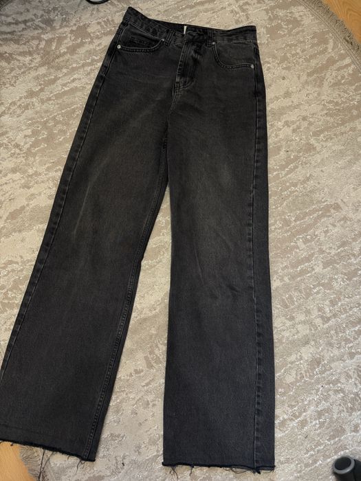 джинси чорні wide leg