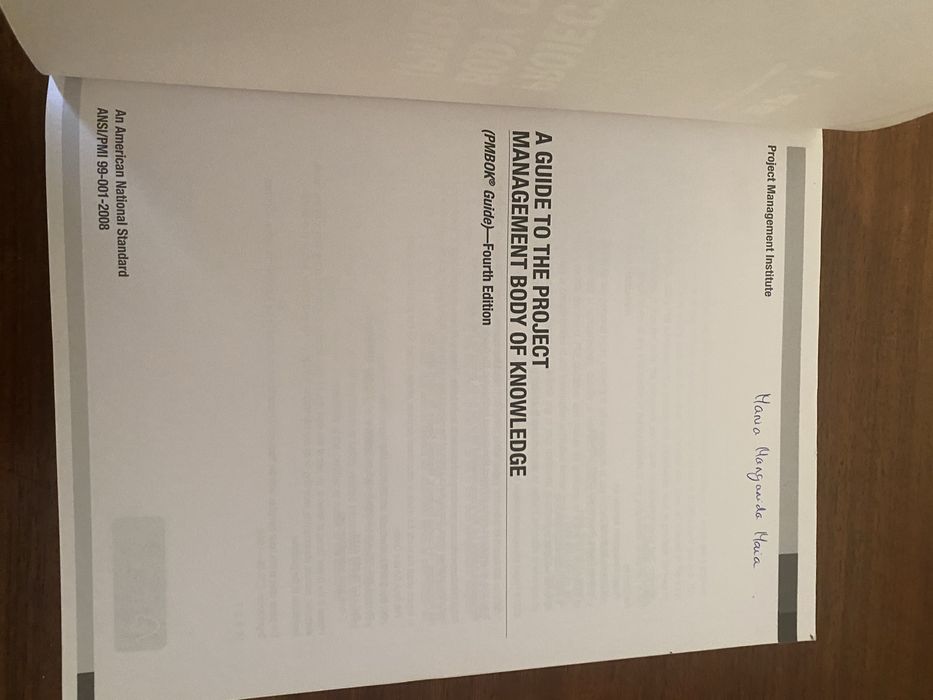 A Guide to Project Management Body of Knowledge