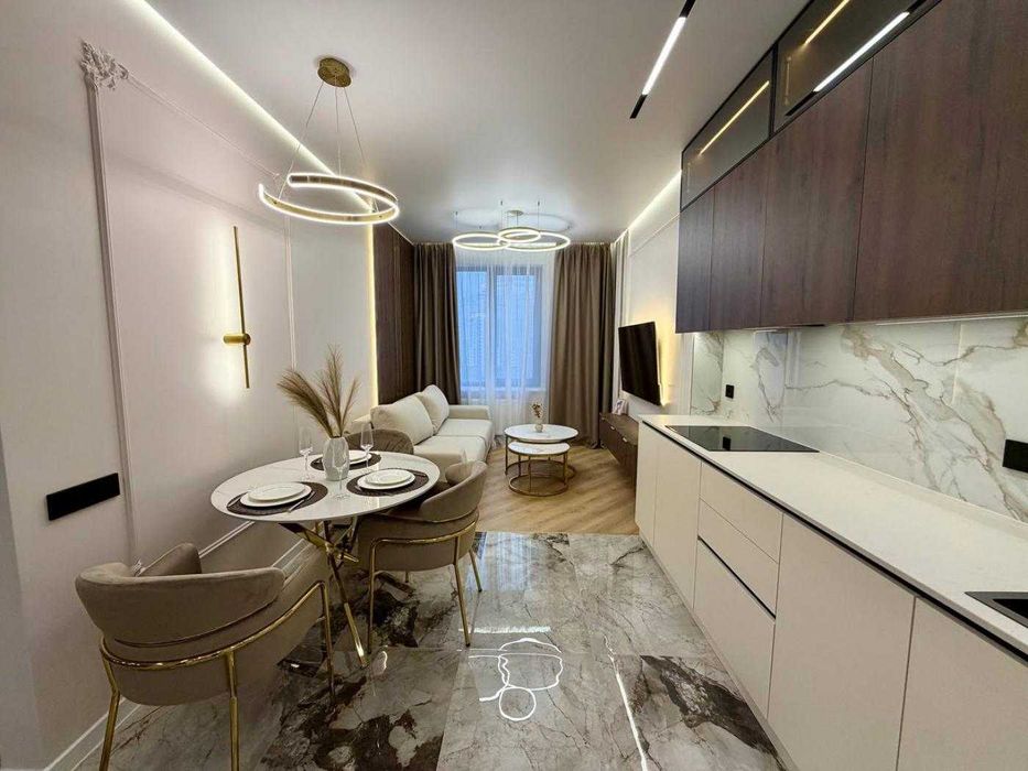 2к ЖК Эллада Аркадия Гефест Торг Дизайнерский ремонт средний этаж