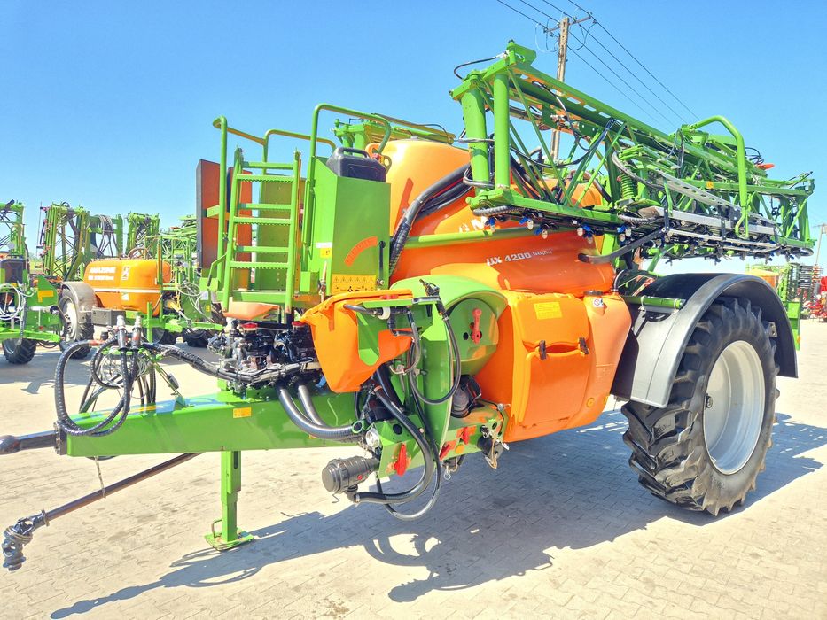 Opryskiwacz Amazone UX 4200 30m 27m 2018r GPS ISOBUS Skrętne koła DC Amatron 4