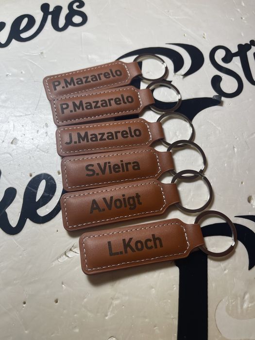 Porta chaves em pu personalizado