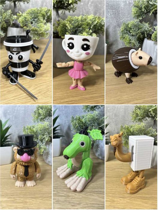 Фігурки з мемів Italian Brainrot — 3D-друк. Ціни в описі.