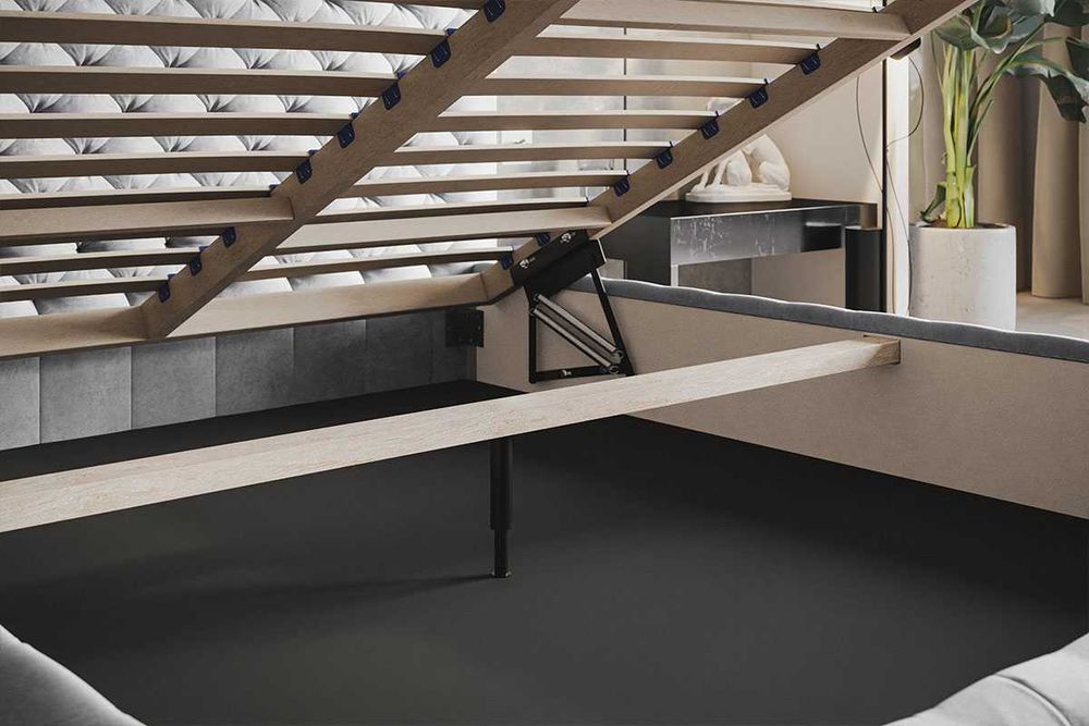 łóżka Łóżko tapicerowane STELLA 160x200 180x200 - stelaż + pojemnik