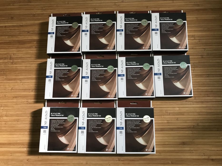 Вентилятор Noctua NF-A12x25 PWM (450-2000RPM - 22.6 dBA)