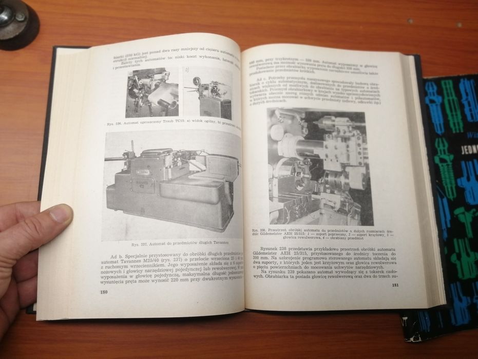 Jednowrzecionowe automaty tokarskie - Witold Borkowski - 1972 

JEDNOW