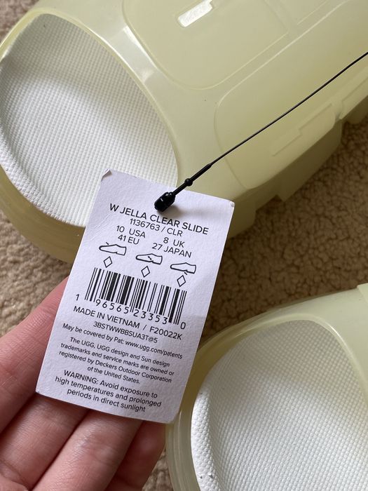 Шлёпки ugg прозрачные