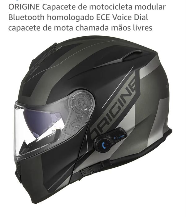 Capacete modular com Bluethot