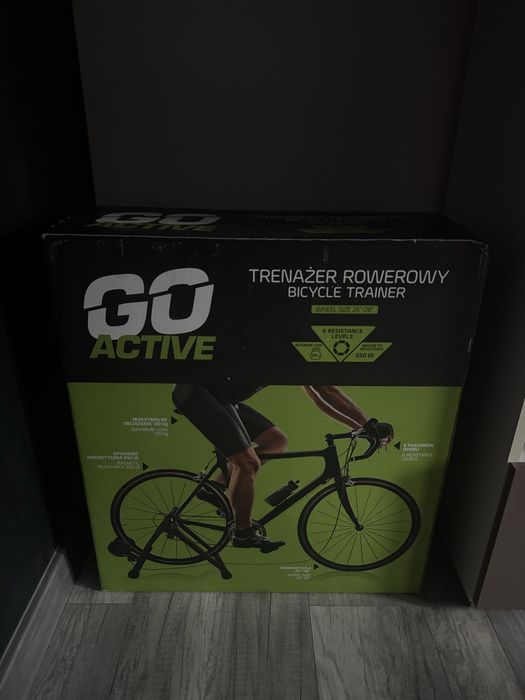 Trenażer rowerowy GO ACTIVE – NOWY, fabrycznie zapakowany