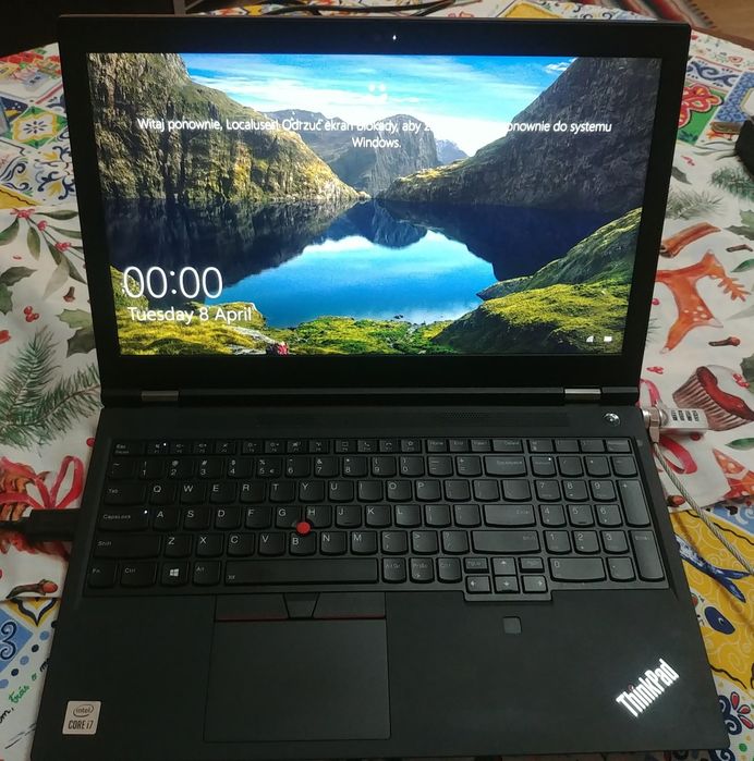 G-Klasa Laptop Lenovo ThinkPad P15 T15g 8 GB video RAM stacja robocza