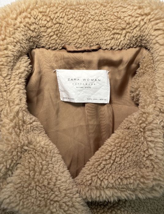 Шуба тедді Zara Teddy розмір L