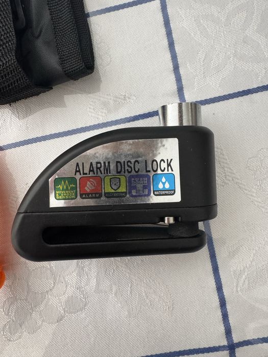 Cadeado de disco com alarme