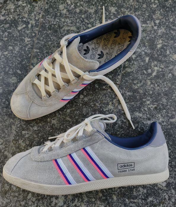 Архивные кроссовки Adidas Originals Trimm Star, замша  vintage series 28см 43р.