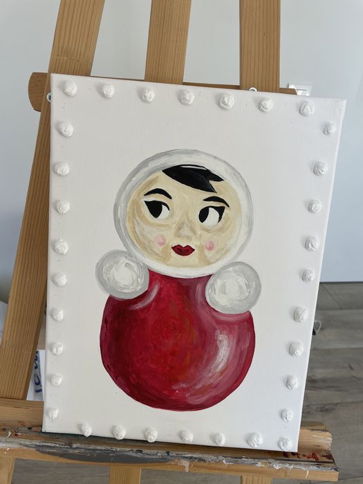 Картина ручної роботи «Матрьошка»