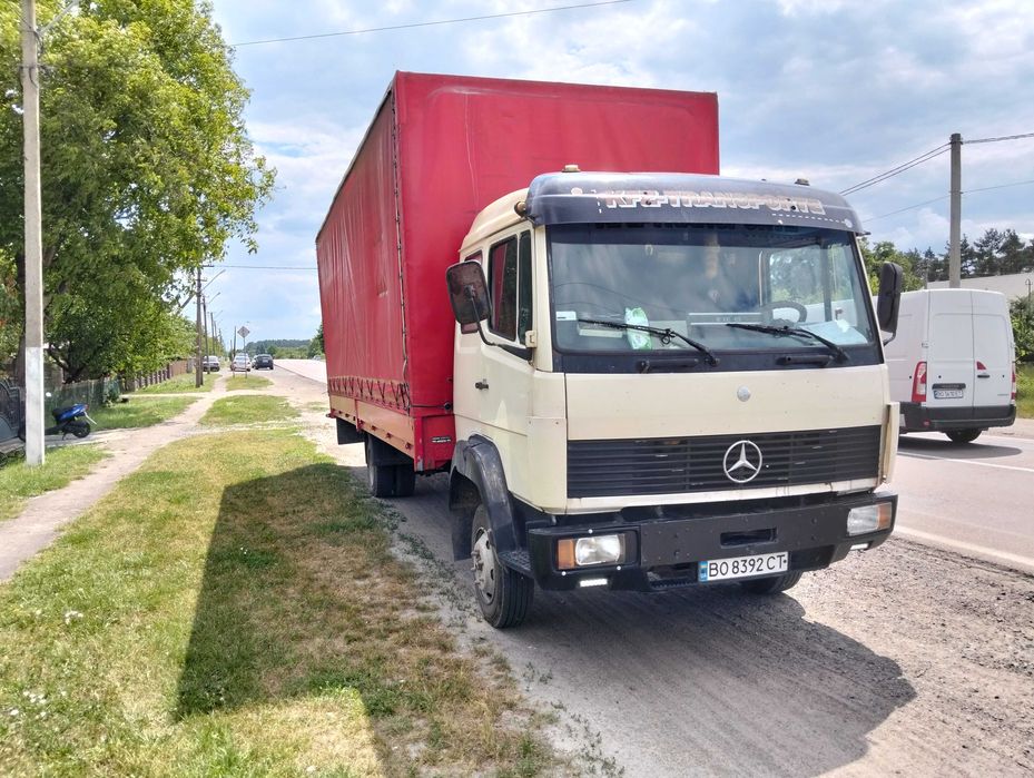 Мерседес 814 борт тент