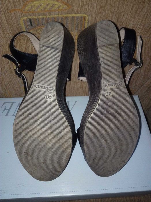Buty r. 40 sandały na koturnie