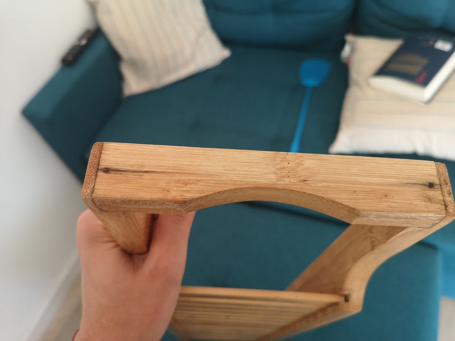 Bambusowa półka na wannę