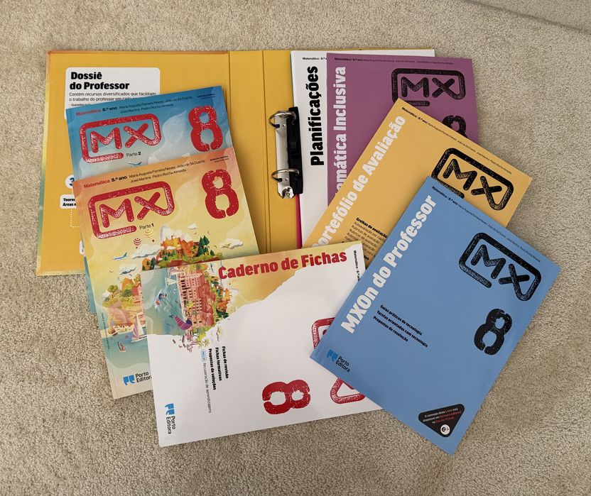 MX 8 (Matemática 8º ano) - Porto Editora - Versão Professor