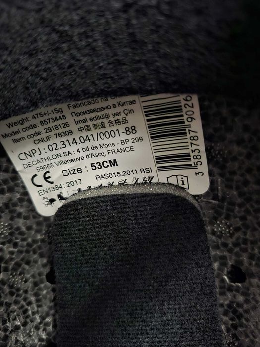Toque de Equitação de criança ou adulto 53 cm
