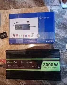 Сонячна панель preVent 135W (Німеччина) повний комплект,  Інвертор Green Cell 3000W, MPPT Dometic