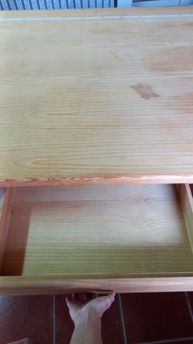 Mesa de Jantar Rústica em Madeira + 6 Cadeiras
