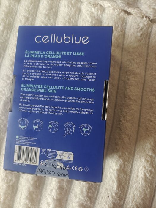 Super efekty, nowe, Cellublue Ventouse Electrique – ekskluzywna bańka antycellulitowa