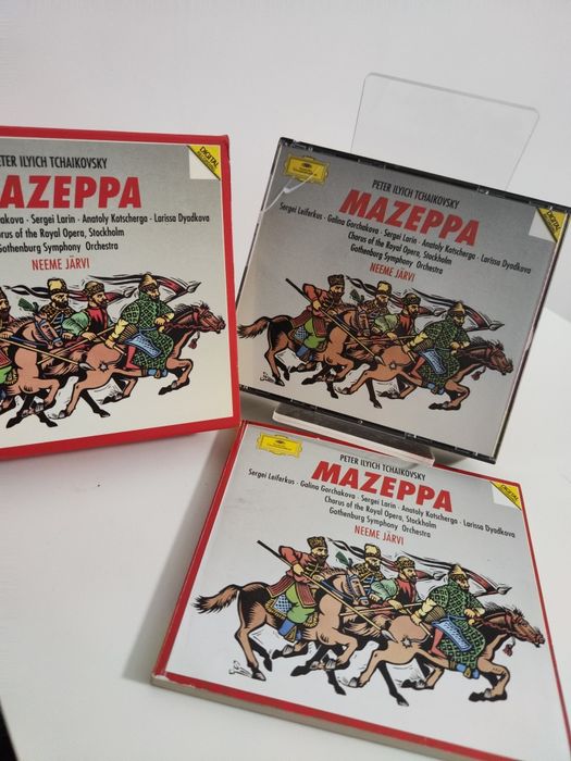 Peter Ilyich Tchaikovsky Mazeppa Neeme Järvi CD + książka