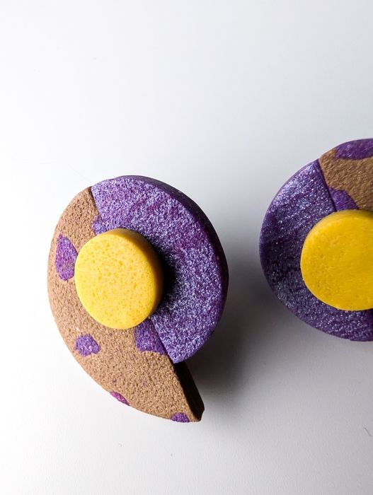 Kolczyki z gliny polimerowej