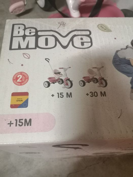 Triciclo 2 em 1 rosa