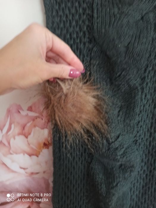 Komplet zimowy khaki mayoral czapka komin