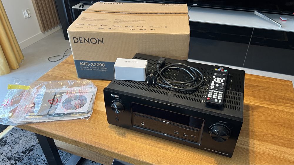 DENON AVR X2000 Receiver Amplituner wzmacniacz 7.1 Dolby HDMI USB 4K