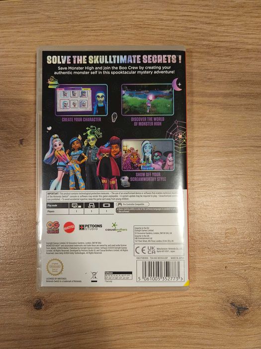 Monster High Skulltimate Secrets Nintendo Switch PL