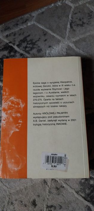 Książka. A.B.Daniel.Królowa Palmyry.