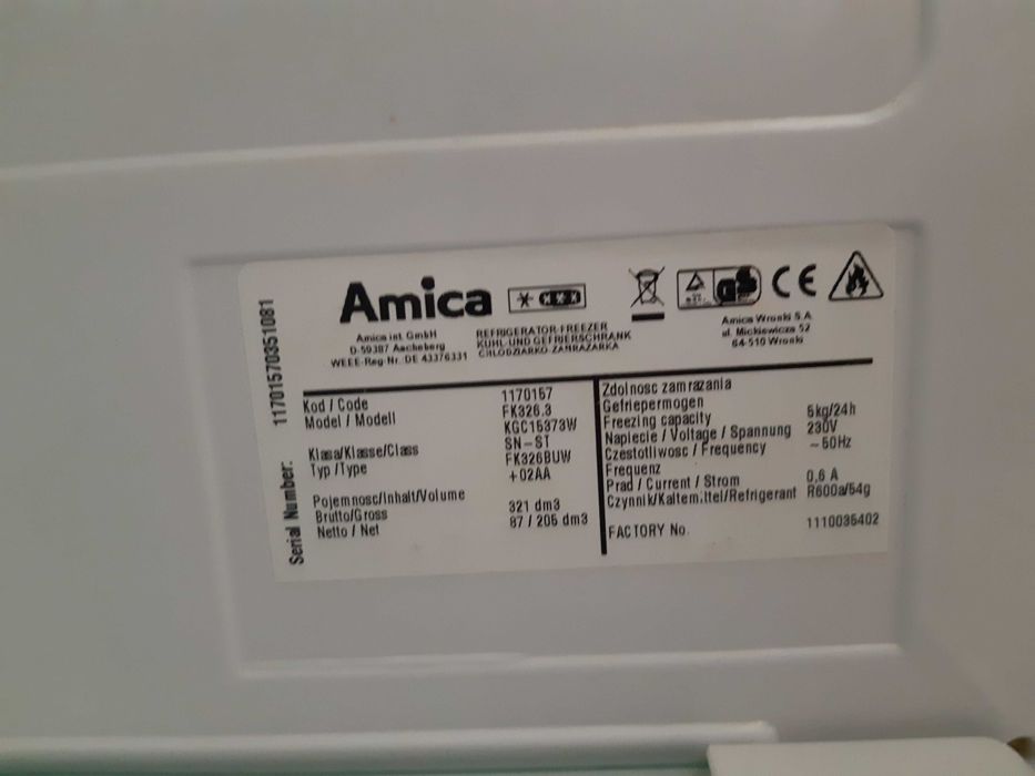 Lodówka Amica FK326.3
