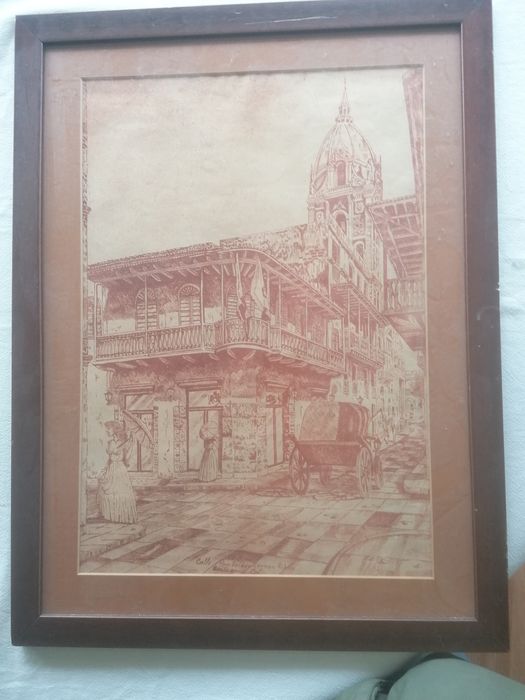 Desenho antigo assinado