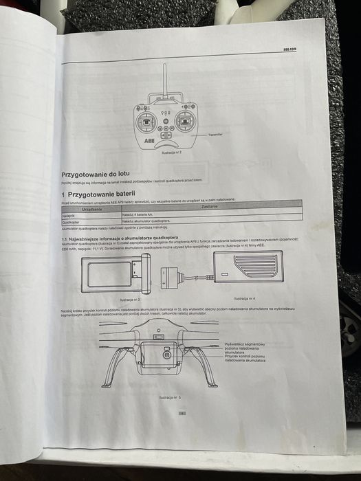 Dron AEE AP9 bateria do wymiany
