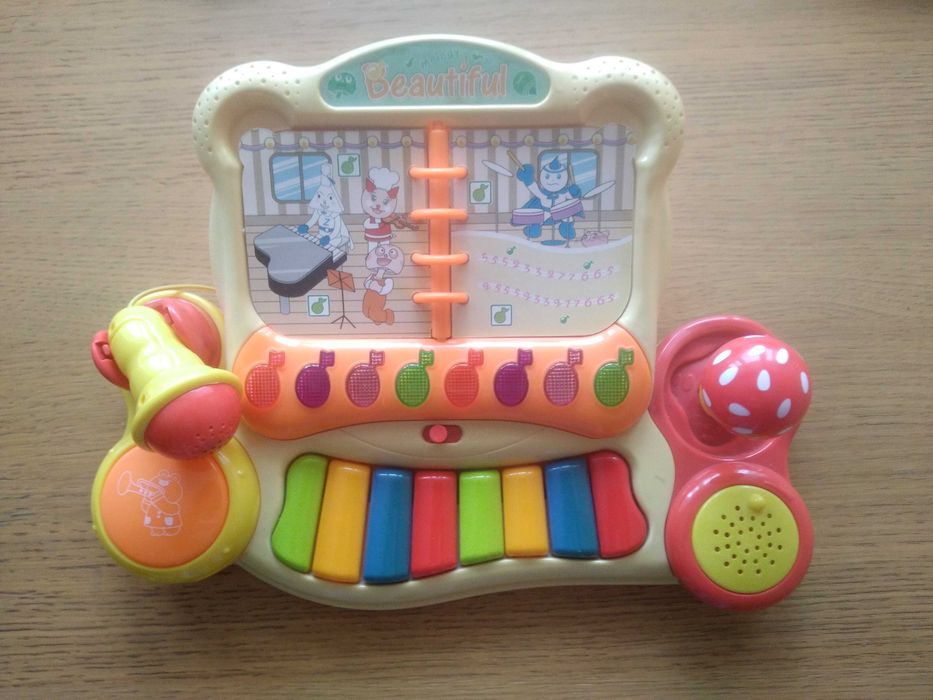 Organki/keyboard dla dzieci z mikrofonem