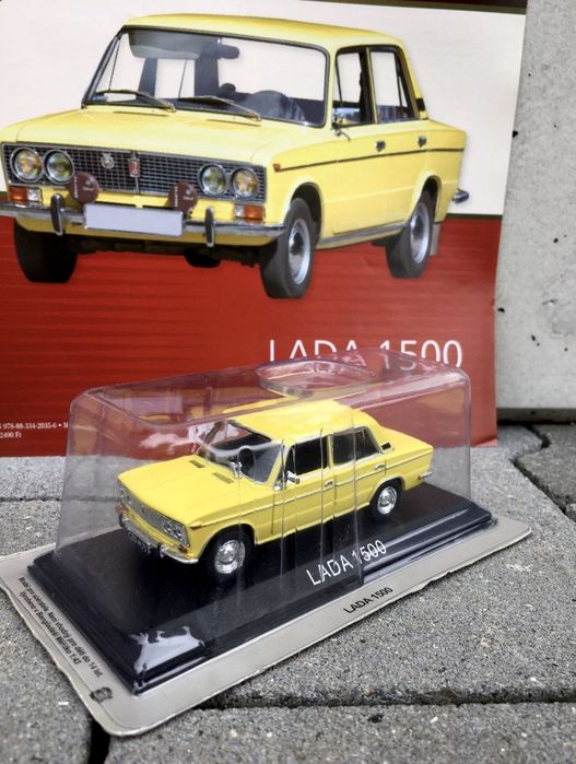ŁADA 1500 #33-auta PRL,model,autka,kolekcja,plakat,folder