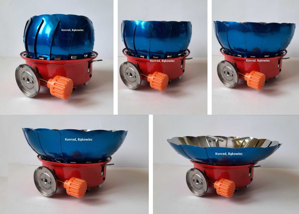 KOVAR Mała kuchenka Przenośna na kartusze gazowe.. biwakowa,kempingowa