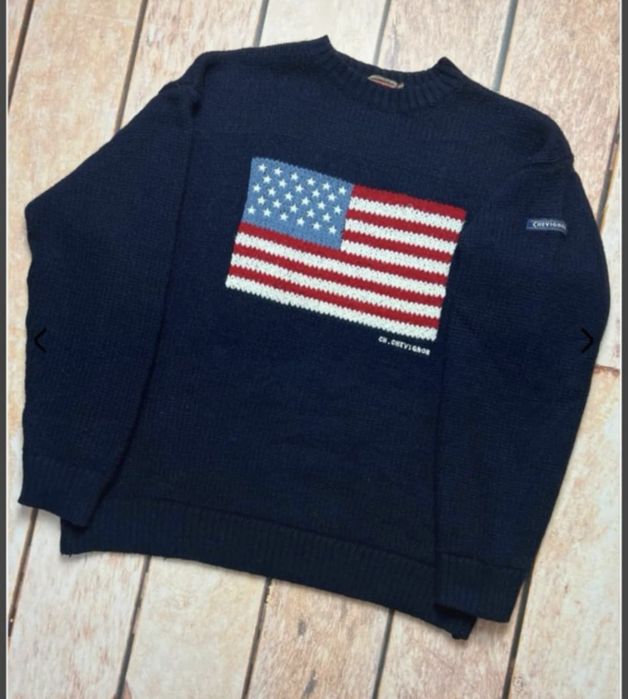 Sweter Chevignon z flaga USA