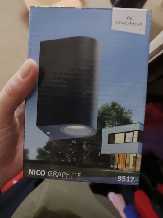 Вуличний світильник Nowodvorski 9517 Nico GU10 2x10W IP54 графітовий