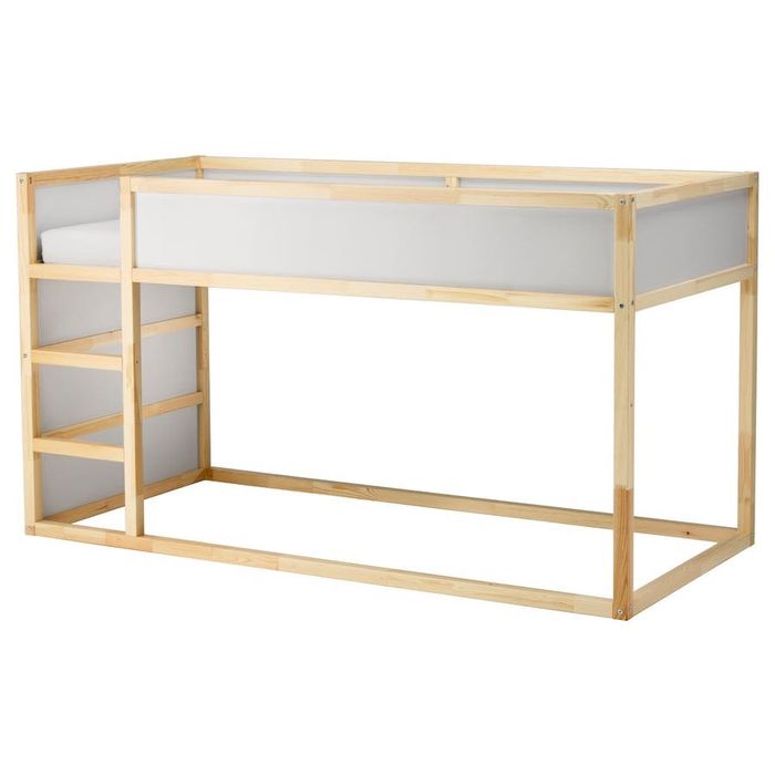 Cama reversível, branco/pinho, 90x200 cm