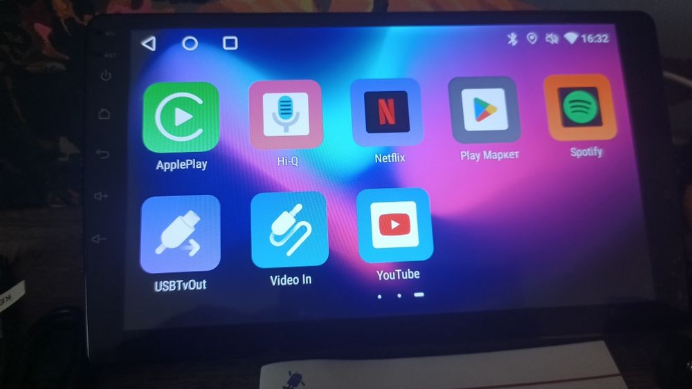 Андроїд магнітола 9дюйм 2din+камера, Android auto, Carplay 2/32, 2/64GB